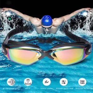 Occhialini da Nuoto Professionali Anti-Appannamento con Tappi per Orecchie e Clip per il Naso