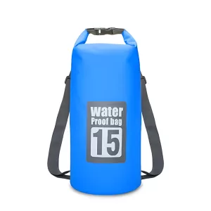 Borsa/ Zaino Impermeabile Swim Dry - 15L Blu
