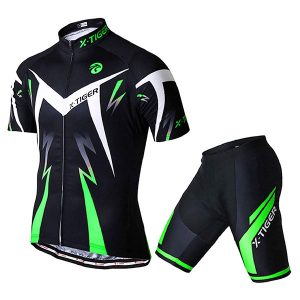 Completo da Ciclismo Uomo "X-Pro" - Set Ciclismo Verde, S