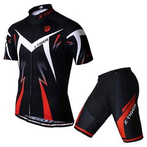 Completo da Ciclismo Uomo "X-Pro" - Set Ciclismo Rosso, S
