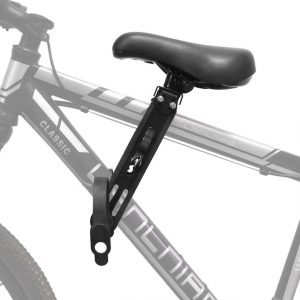 Seggiolino Bici per Bambini Montato Frontale - Sella Nera