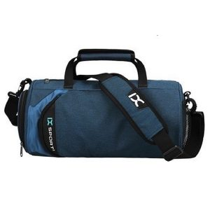 Borsa da palestra con scomparto per scarpe - Blu Grande