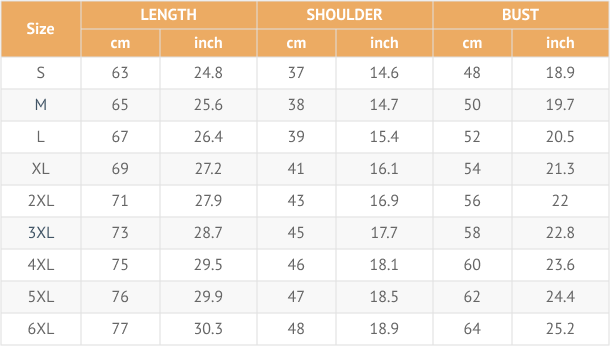 Size guide