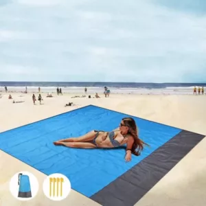 Coperta da Spiaggia Impermeabile con Tasca