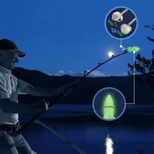 Campanelli con Luce LED per Canna da Pesca con Allarme Morso