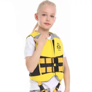 Giubbotto di Salvataggio in Neoprene per Bambini - Giallo