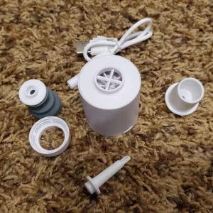 Pompa ad aria elettrica portatile ricevuta dal cliente T****e.