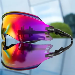 Occhiali da Sole per Ciclismo con Protezione UV - Viola