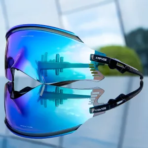 Occhiali da Sole per Ciclismo con Protezione UV - Blu