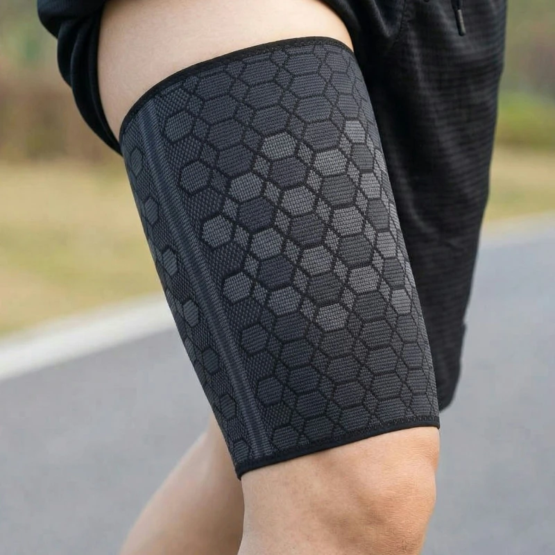 thigh compression sleeve, thigh sleeve, thigh support, hamstring compression sleevehamstring sleeve, hamstring support